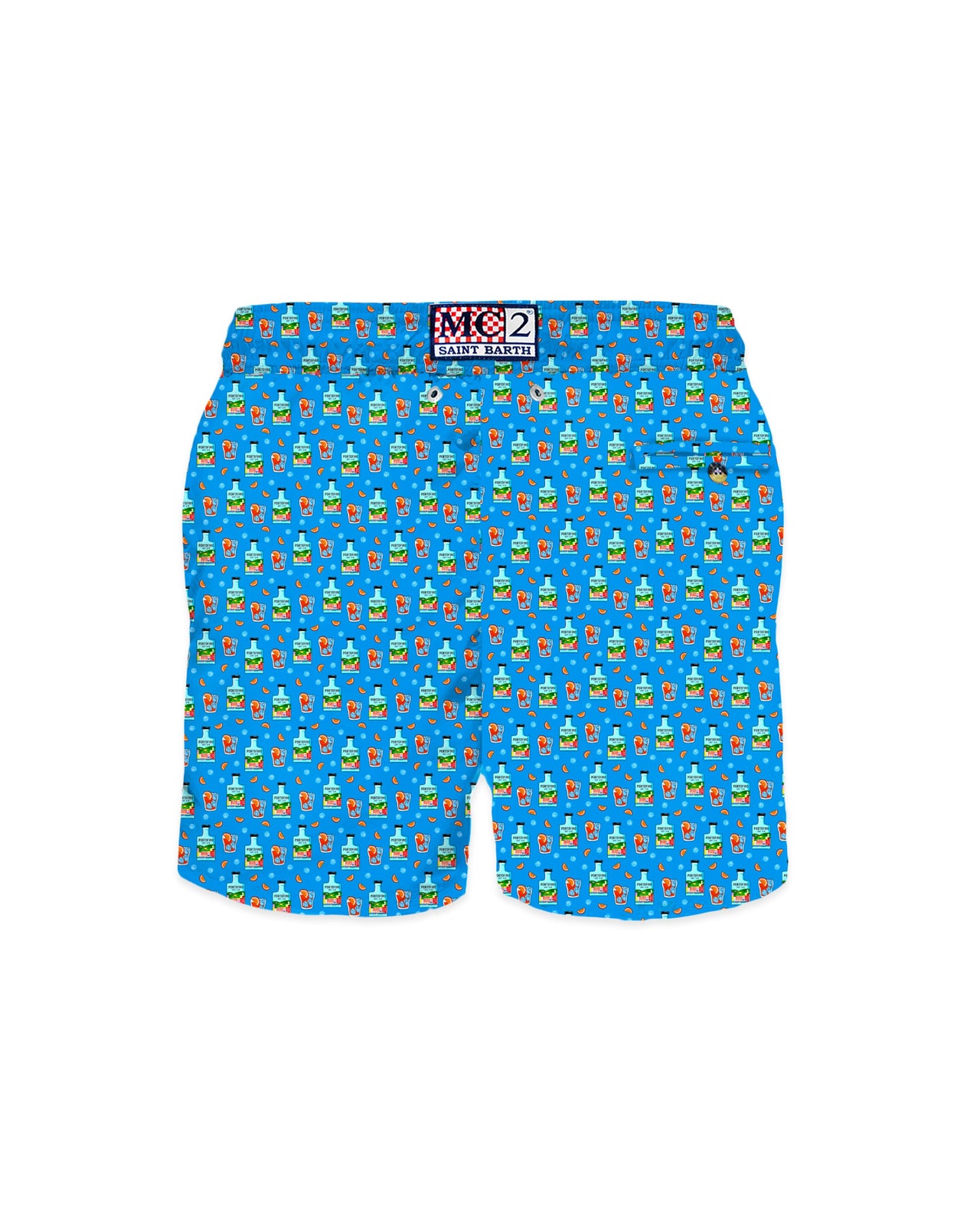 NEGRONI LIGHT BLUE SWIM SHORTS - Portofino Dry Gin