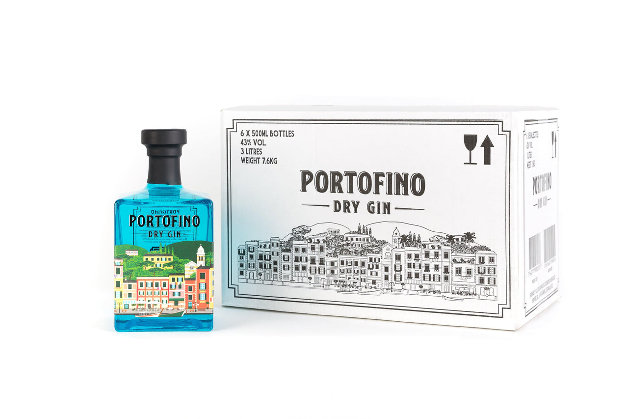 PORTOFINO DRY GIN 6x500ml - Portofino Dry Gin
