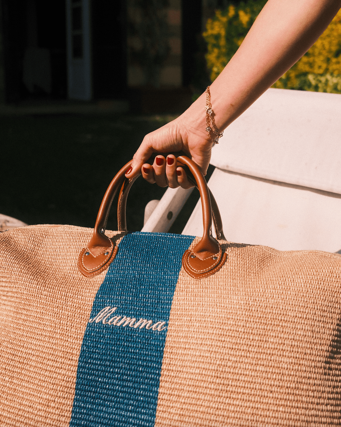 HARVARD STRAW LARGE PORTOFINO BAG