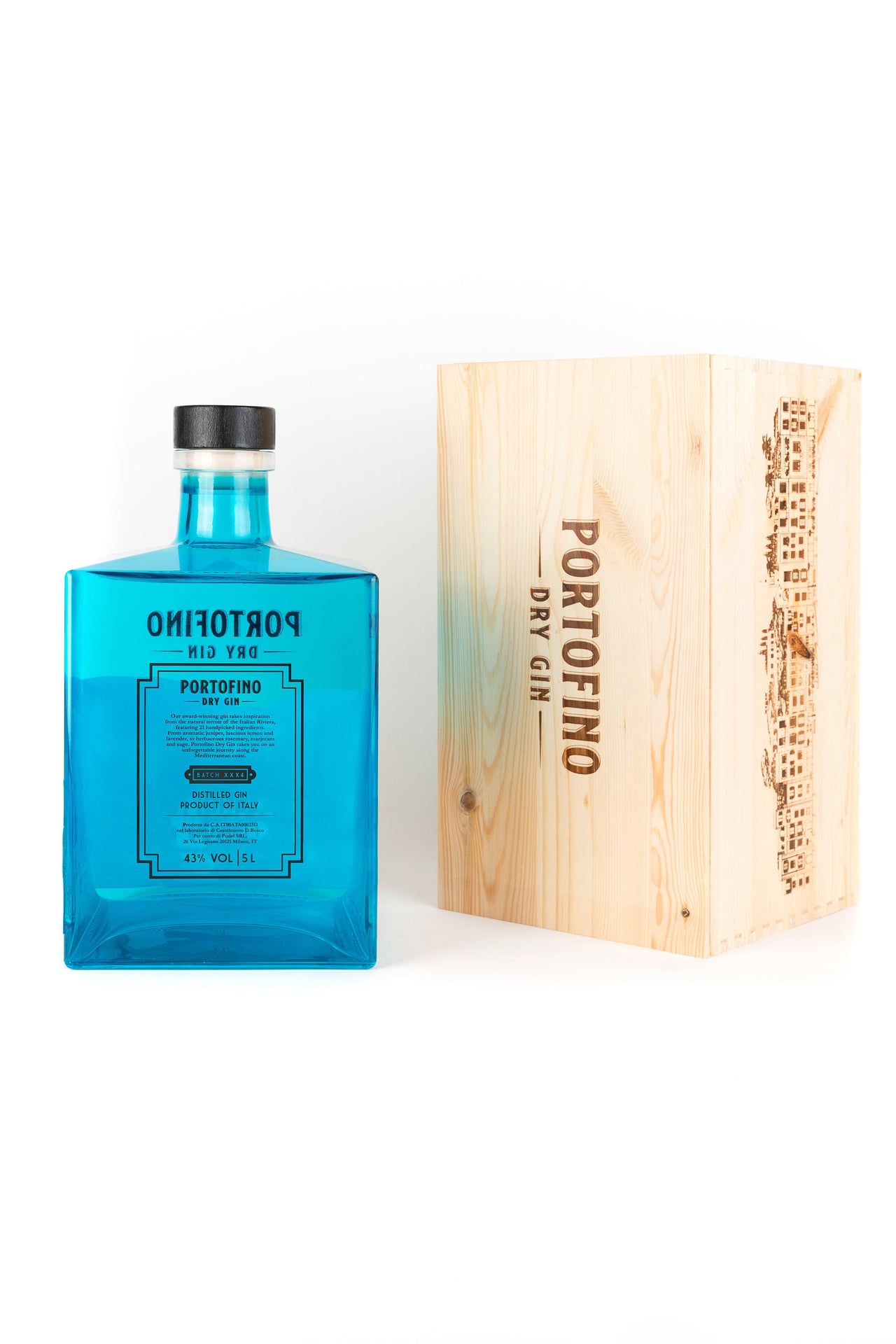 PORTOFINO DRY GIN 5LT - Portofino Dry Gin