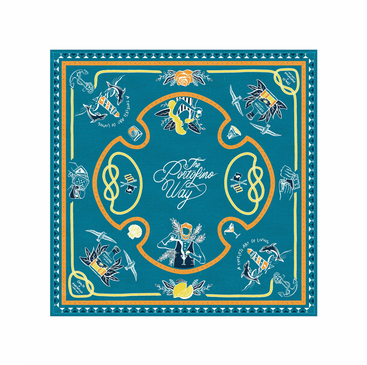 FOULARD IN SETA E COTONE