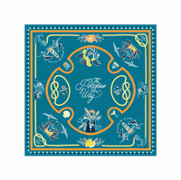 Miniatura per FOULARD DI SETA E COTONE