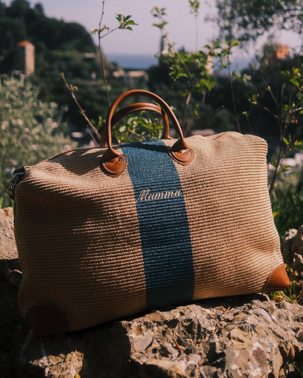 HARVARD STRAW LARGE PORTOFINO BAG