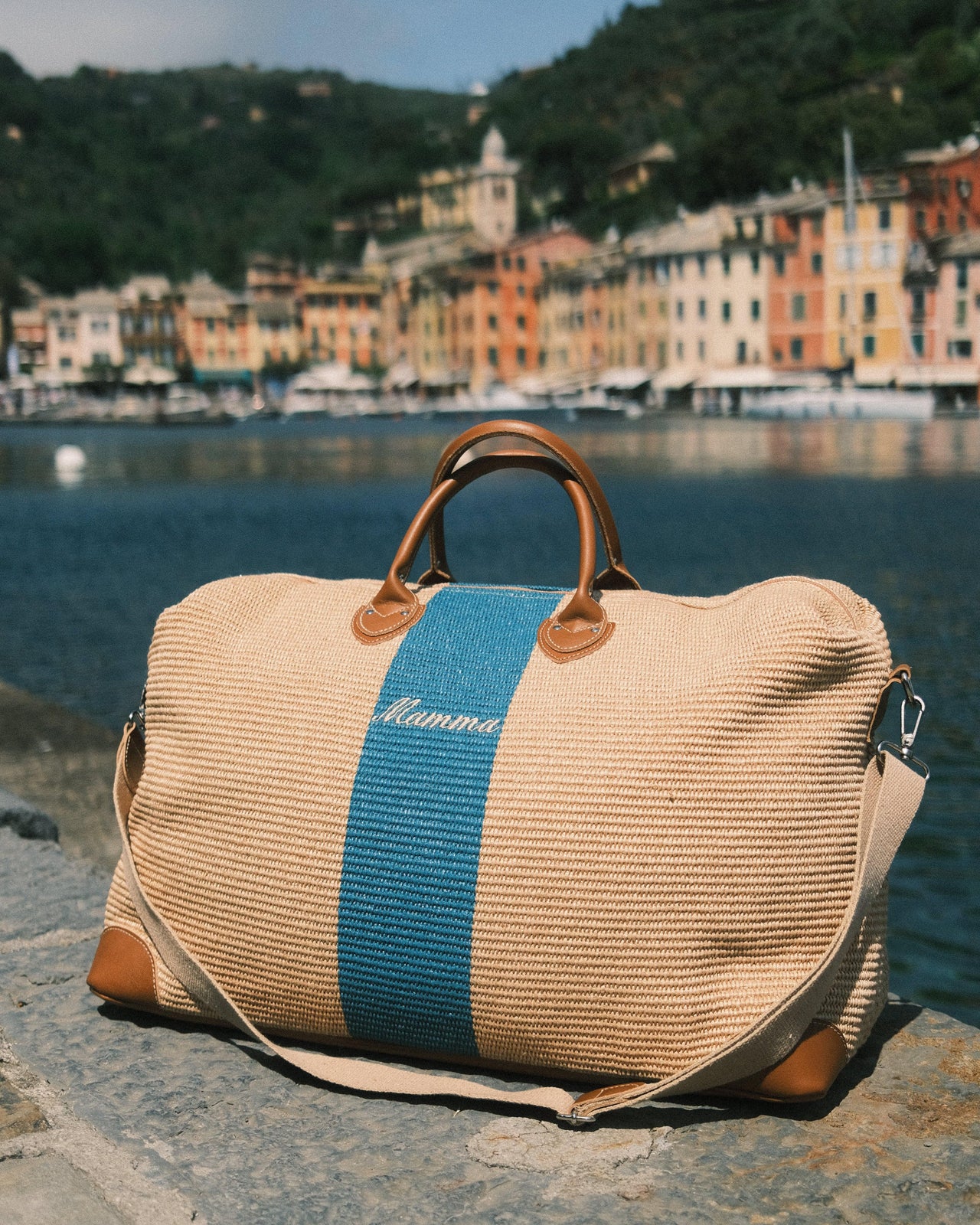HARVARD STRAW LARGE PORTOFINO BAG