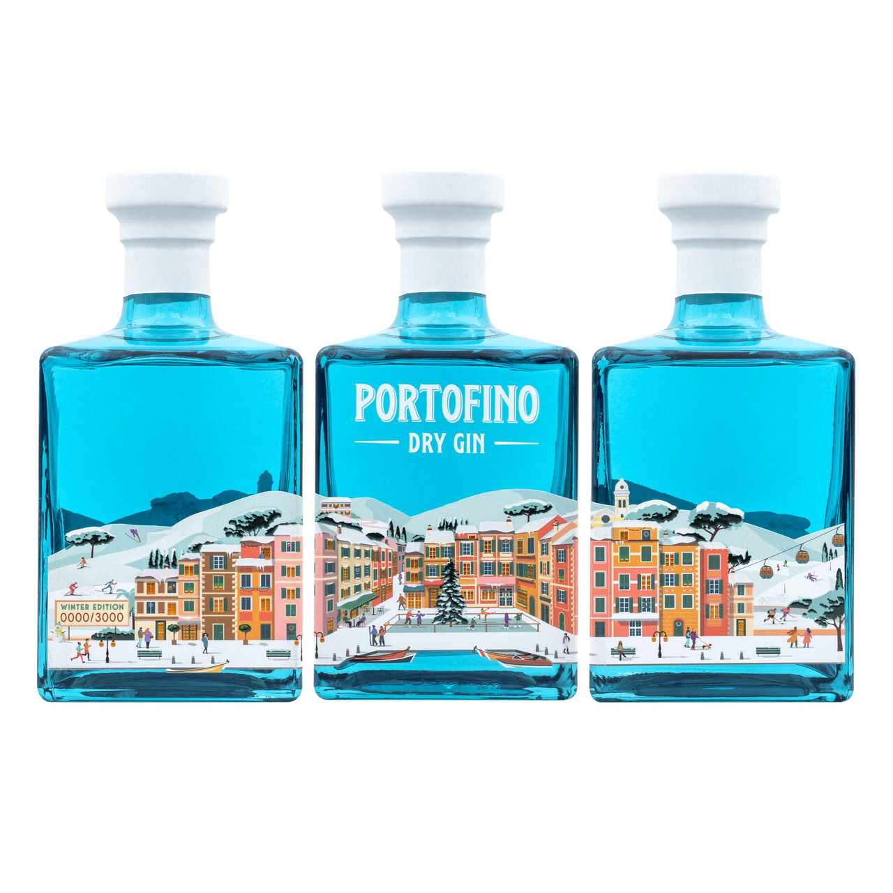 PORTOFINO DRY GIN WINTER EDITION SET PANORAMA - 500 ML
