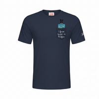 Miniature per la T-SHIRT PORTOFINO IN COTONE NAVY STAMPATO