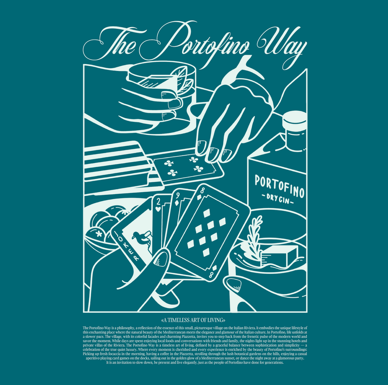 THE PORTOFINO WAY T-SHIRT